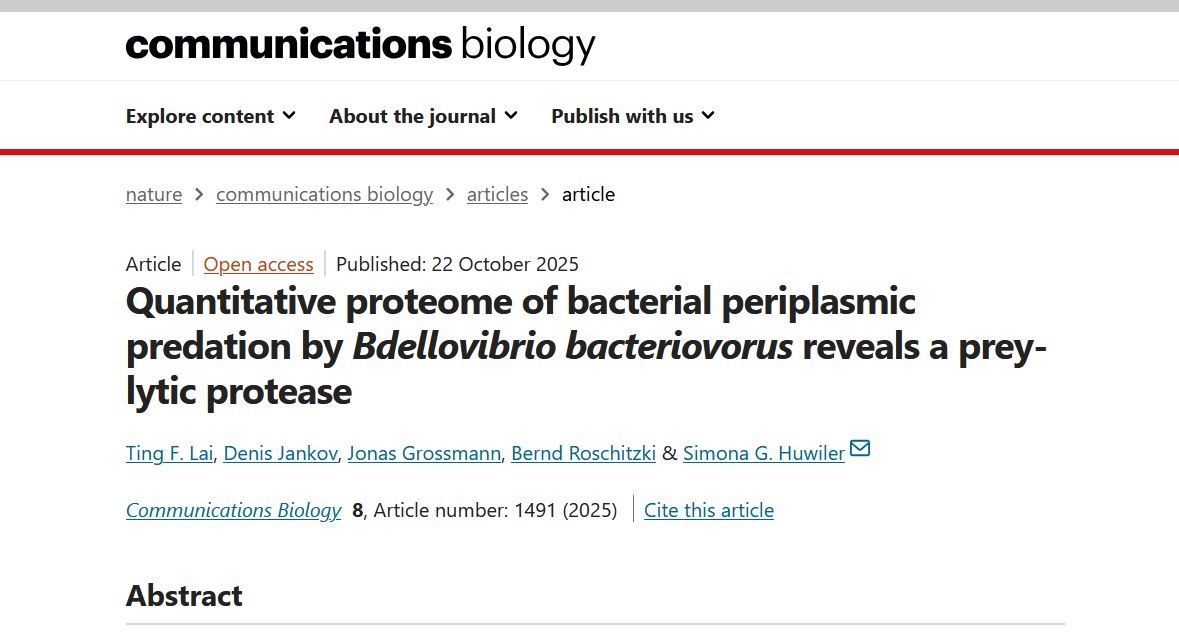 New publication in Communications Biology